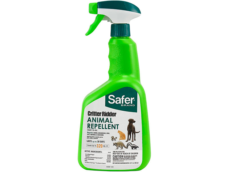 Safer Critter Ridder Animal Repellent Spray RTU review