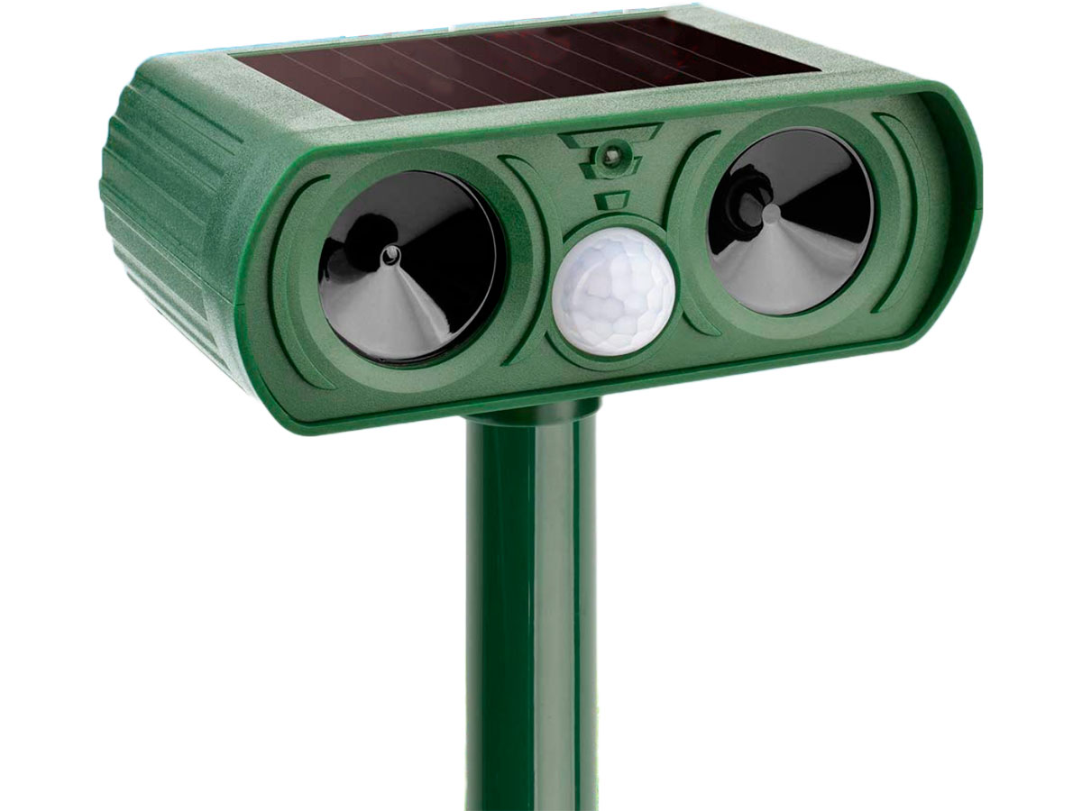 Solar Powered Ultrasonic Motion-Sensor and Flashing Lights Outdoor Repeller review