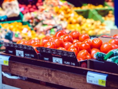 Pantry moth infested store food