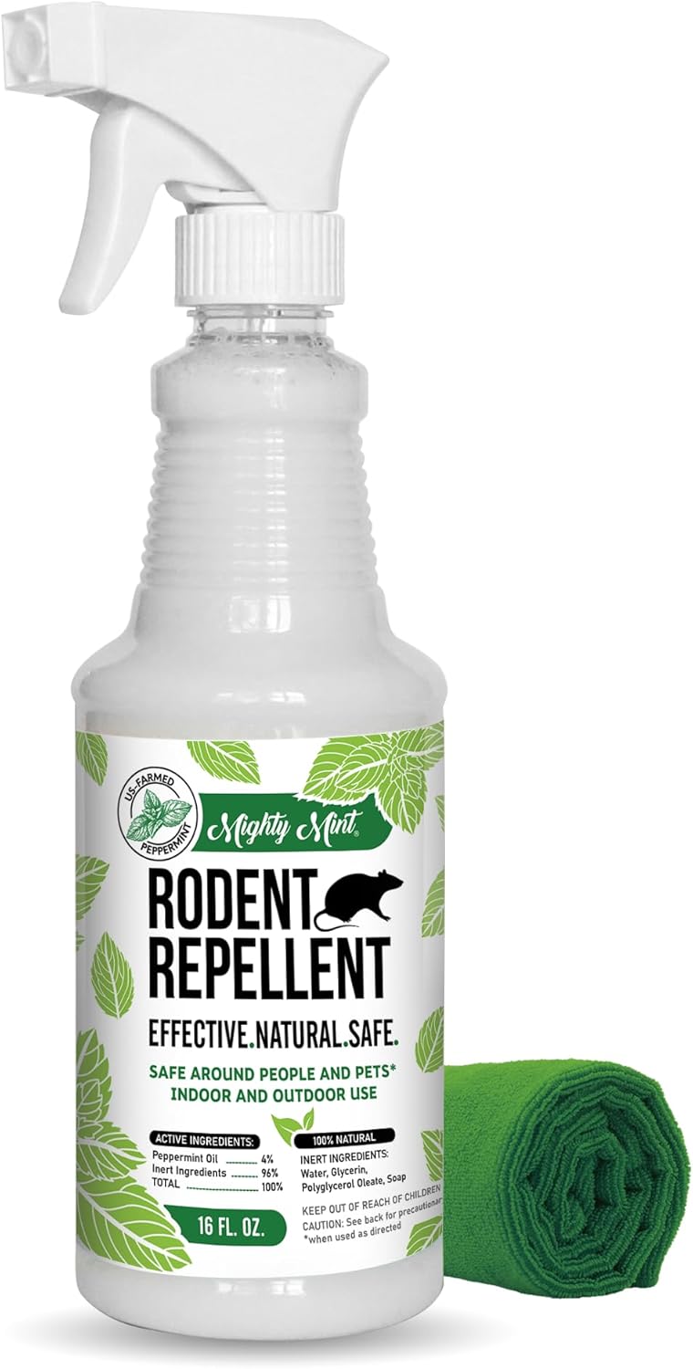 Mighty Mint Peppermint Oil Rodent Repellent