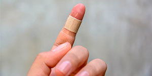Bandage on finger