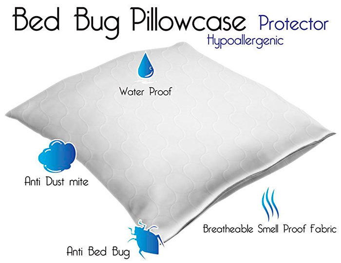 Bed Bug Pillowcase Hypoallergenic Protector