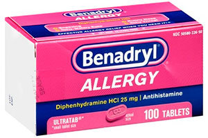 Benadryl antihistamine 25mg