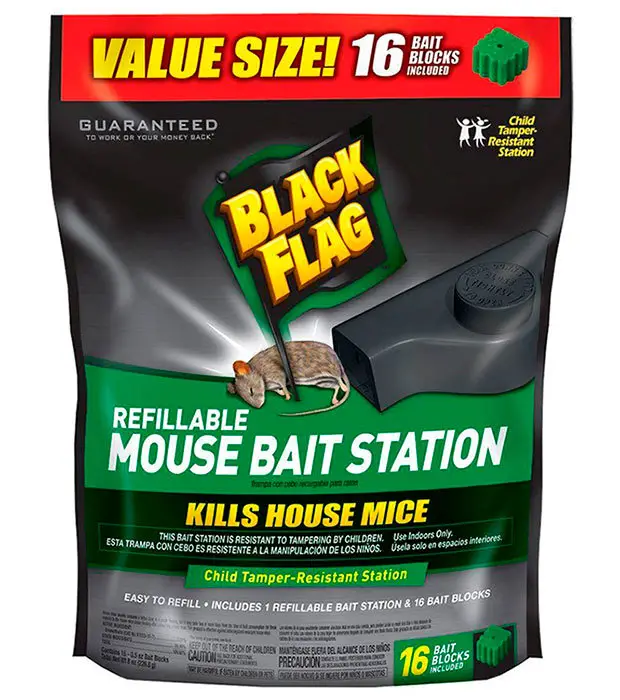 Refillable Mouse Bait Station by Black Flag