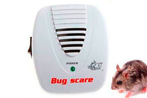 Bug scare electronic mouse deterrent