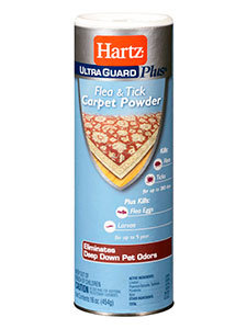 Ultra Quard Plus Flea and Tick Carpet Powder by Hartz