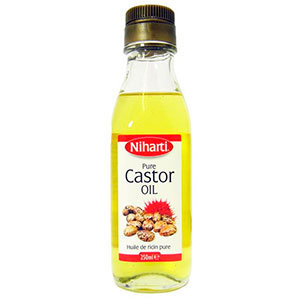 Pure castor oil bottle