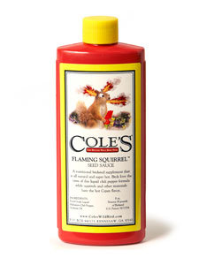 Cole's Flaming Squirrels hot sauce