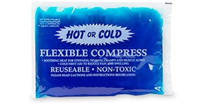Hot and cold flexible compress