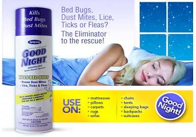 Good-Night Dust mite killer spray