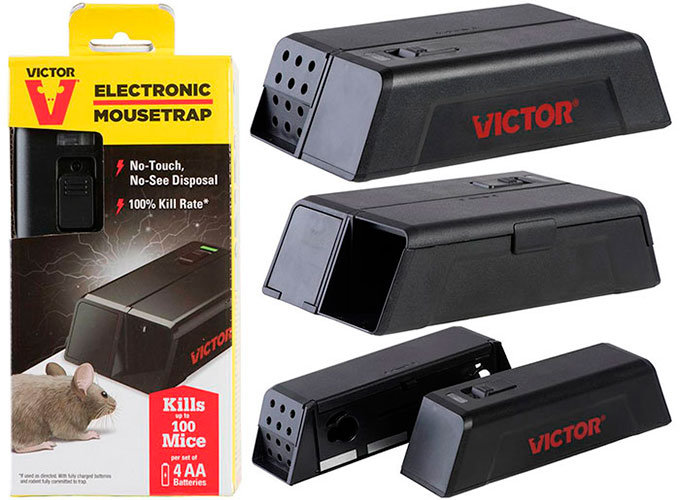 Victor Electronic Mouse Trap- No touch, No See disposal - M2524 