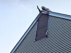 Netting installation for bats control