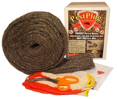 PestPlug Steel Wool Kit to prevent pests