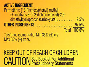 Permethrin ingredients