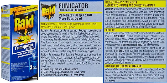 RAID fumigator