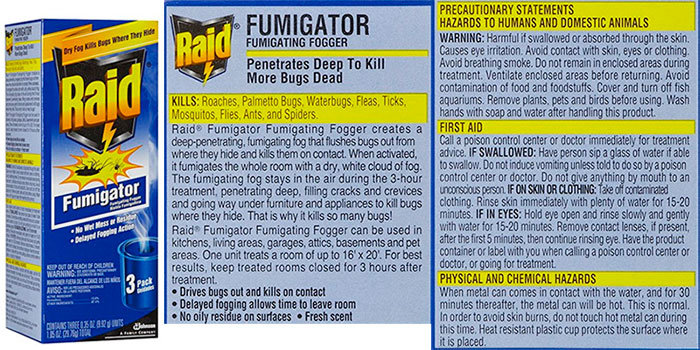 RAID fumigator