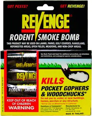REVENGE: Rodent smoke bomb