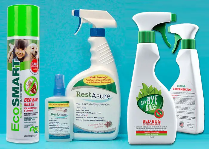 EcoSmart, RestAsure and SayByeBugs Sprays
