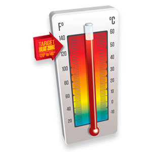 Temperature range needed to kill bed bugs: 120-140°F