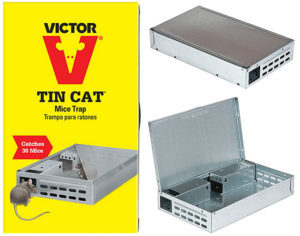 Tin Cat Mice Trap by Victor