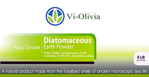 Food Grade Diatomaceous Earth Powder by Vi-Olivia Organics